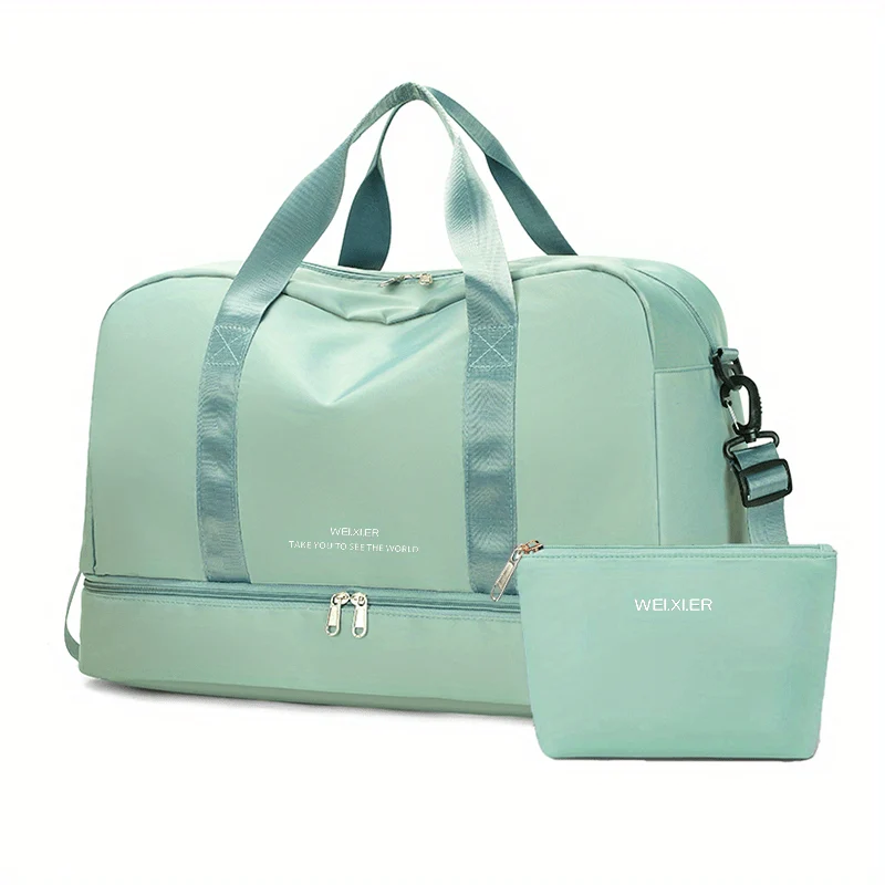 Espandibile Bagaglio Da Viaggio, Borsa Sportiva, Borsa Fitness, Borsa Da Weekend A Spalla Singola Per Donne