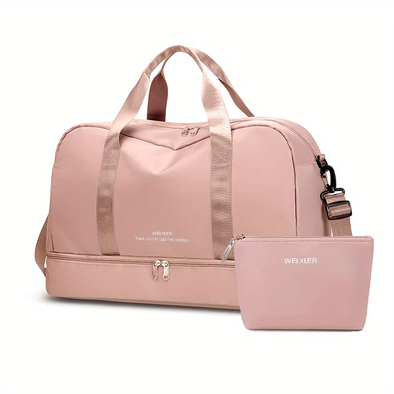 Espandibile Bagaglio Da Viaggio, Borsa Sportiva, Borsa Fitness, Borsa Da Weekend A Spalla Singola Per Donne