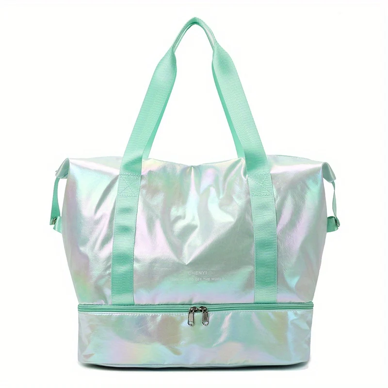 Espandibile Bagaglio Da Viaggio, Borsa Sportiva, Borsa Fitness, Borsa Da Weekend A Spalla Singola Per Donne