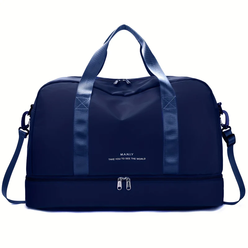 Espandibile Bagaglio Da Viaggio, Borsa Sportiva, Borsa Fitness, Borsa Da Weekend A Spalla Singola Per Donne