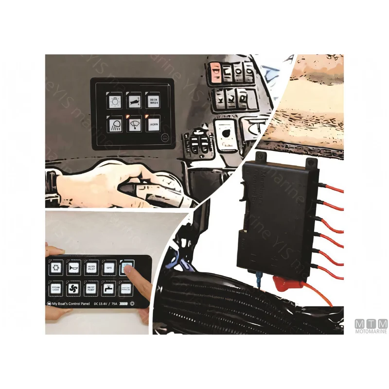 Pannello Touch IP67 MTM 6 Interruttori