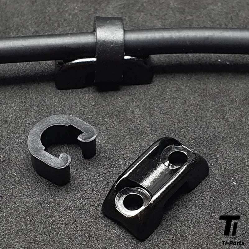 Aluminium Cable Holder C clip | Frame cable hose holder | For Brake Shifter Cable Hose | Steel Aluminium Roadbike Gravel