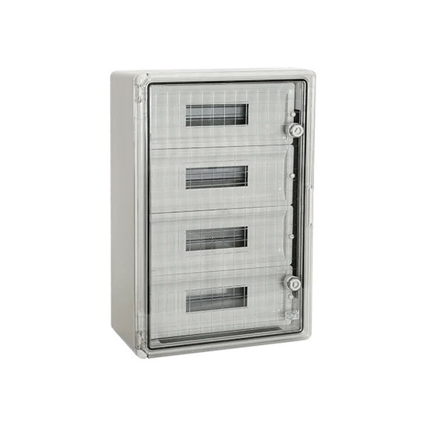 Centralino Elettrico Stagno in Plastica 60 Moduli IP65 con Porta Trasparente - ELMARK