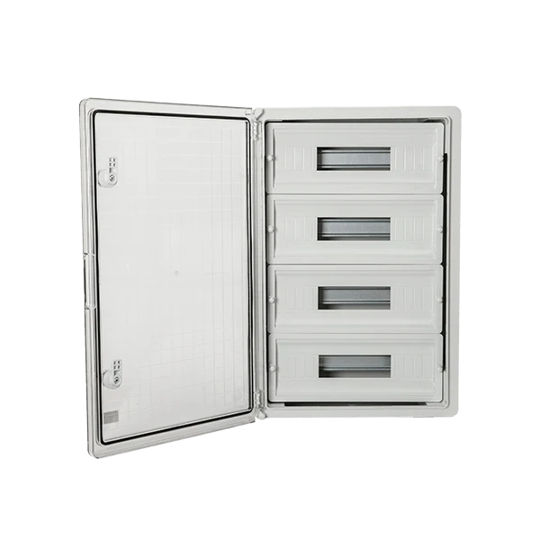 Centralino Elettrico Stagno in Plastica 60 Moduli IP65 con Porta Trasparente - ELMARK