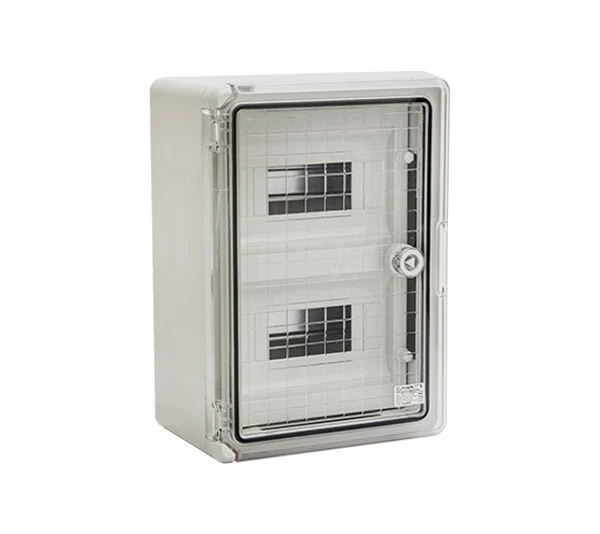 Centralino Elettrico Stagno 24 Moduli IP65 con Porta Trasparente - ELMARK
