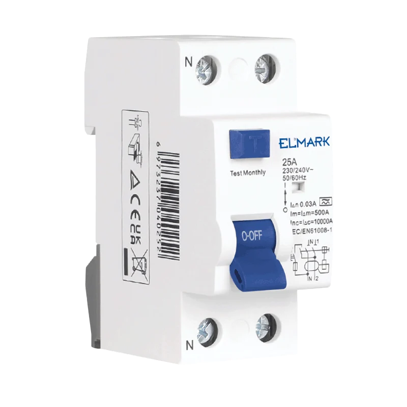 Interruttore Differenziale Puro ELMARK JEL 1A Tipo A 2P 32A 30mA (Cod. 40531)