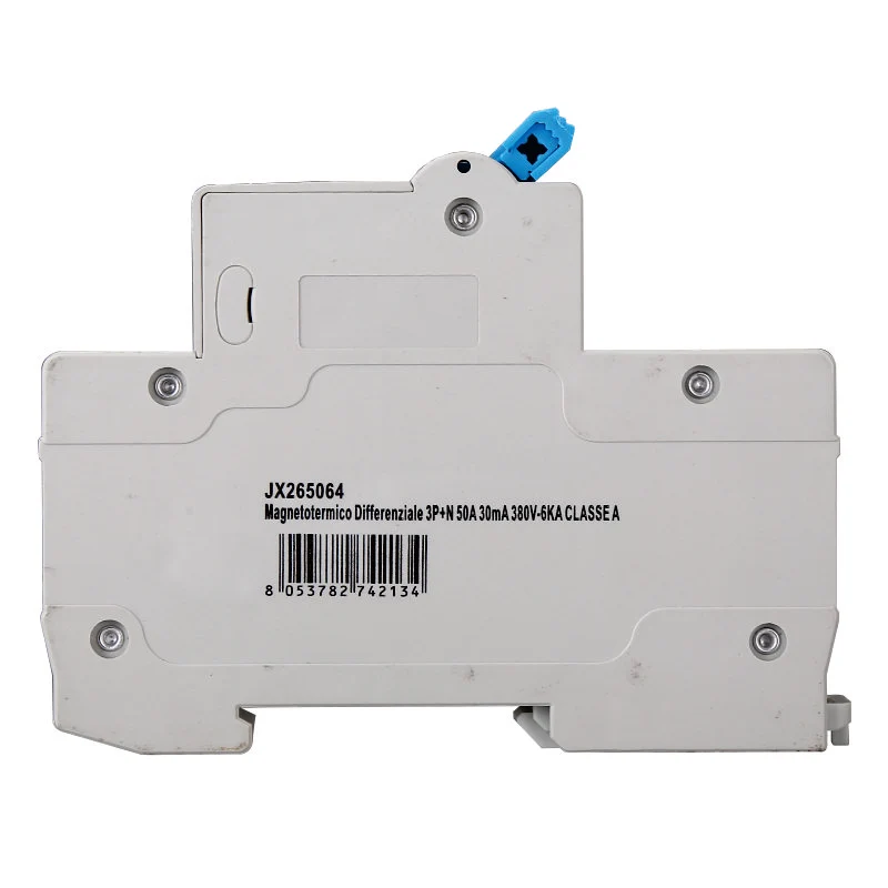 Magnetotermico Differenziale 3P+N 50A 30mA 380V 6KA Classe A Ettroit - JX265064
