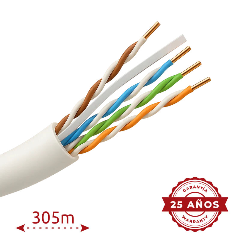 Matassa Cavo di Rete CAT6 UTP 305m LSZH Classe Dca – Safire | Pull-Box