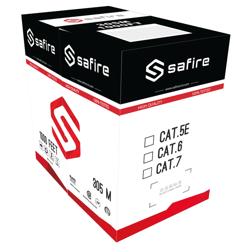 Matassa Cavo di Rete CAT6 UTP 305m LSZH Classe Dca – Safire | Pull-Box