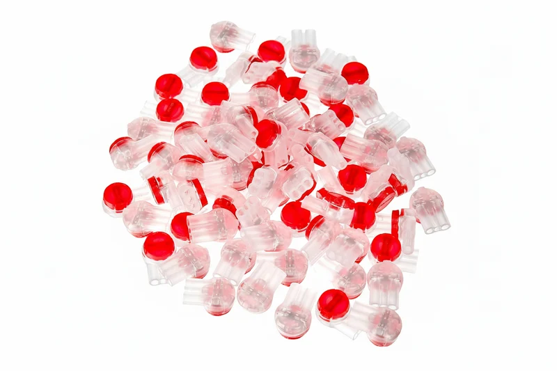 Kit 10 Connettori Rapidi UR2 a 3 Vie con Gel Sigillante | Cavi 0.4–0.9mm | Allarmi e TVCC