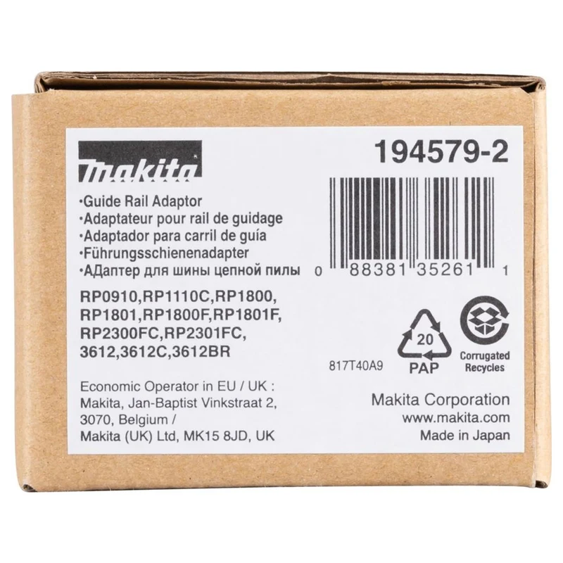Adattatore per binario guida Makita 194579-2