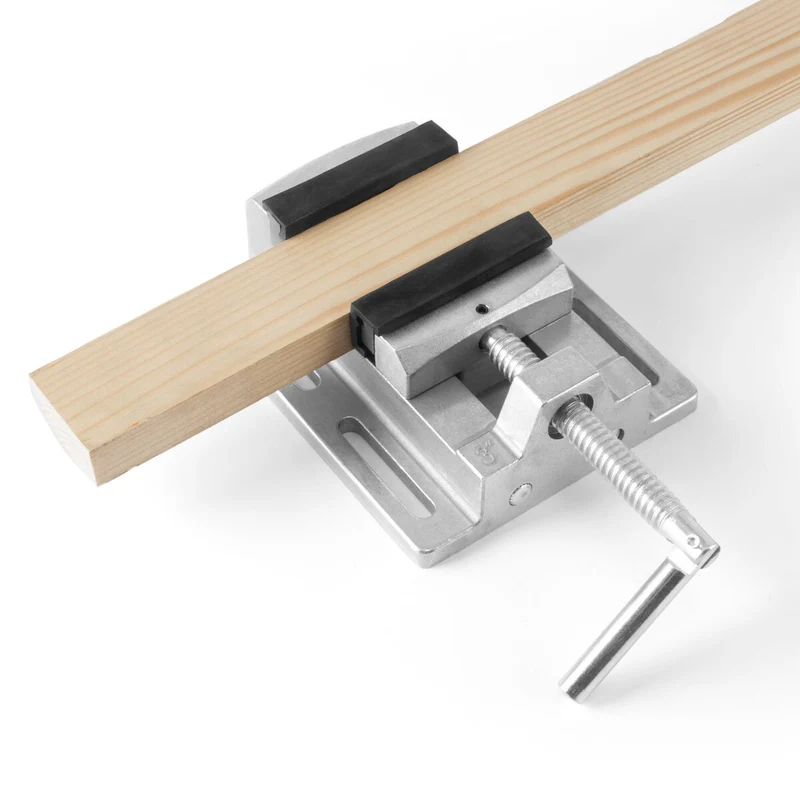 STAHLWERK FZ-76 ST Stabiler Maschinenschraubstock mit gehärteten Spannbacken für Werkstücke aus Metall, Holz und Kunststoff