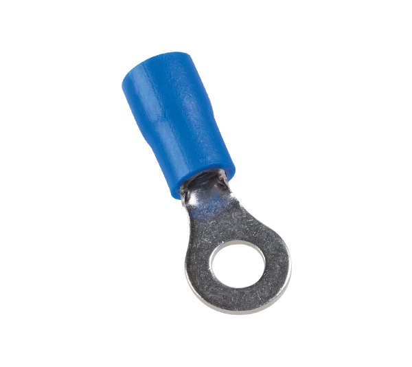 Capocorda a Occhiello Isolato Blu RVL 2-4 – Per Cavi 1.5-2.5mm² - Foro M4 (100 pz.)