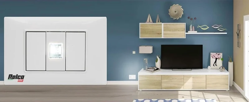 Lampada di emergenza LED Relco da incasso SE/SA compatibile Bticino e Vimar