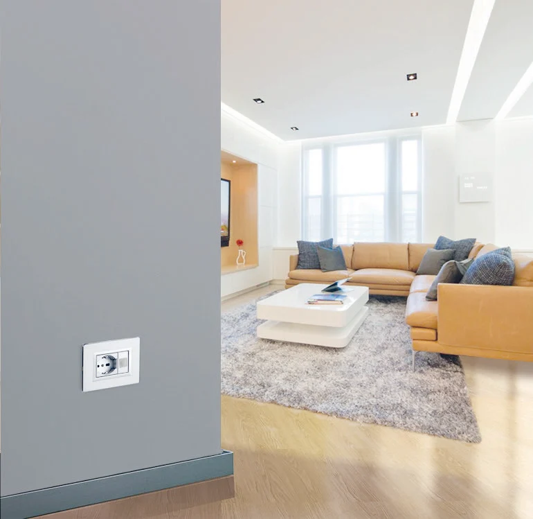 Lampada di emergenza LED Relco da incasso SE/SA compatibile Bticino e Vimar