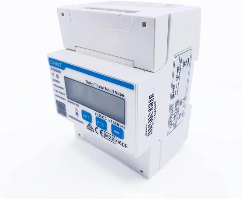 DTSU666 Trifase Contatore Energia Elettrica per Sistemi Solari PV, 3x220-380V 3x240-415V 0.25-5(80) A 50/60hz