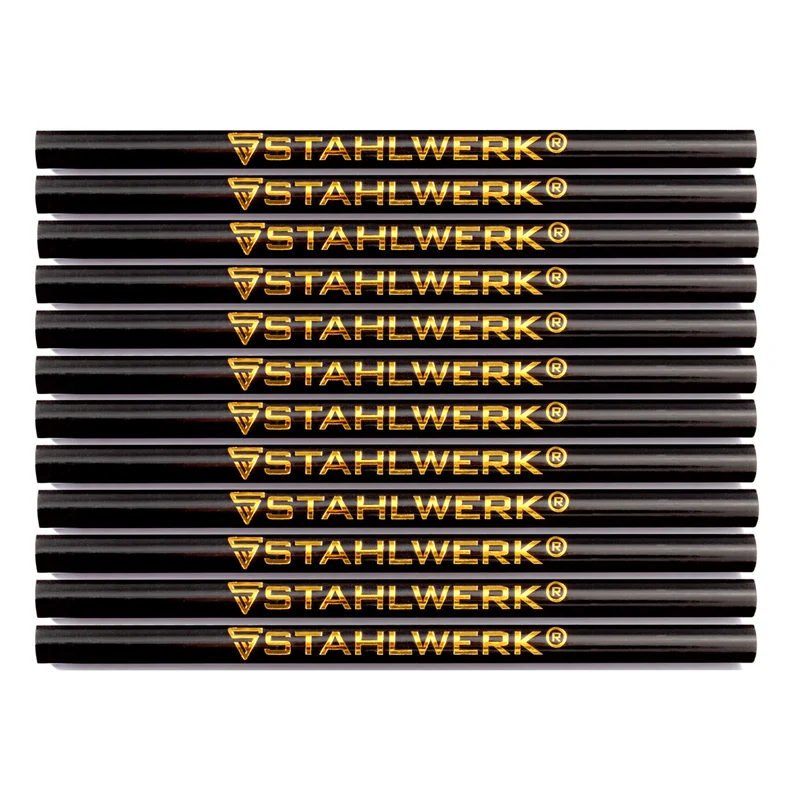 STAHLWERK Zimmermannsbleistift 12er Set