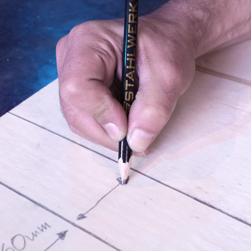 STAHLWERK Zimmermannsbleistift 12er Set