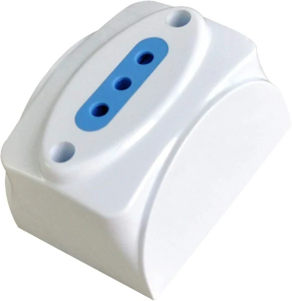 TECHLY 104707 Presa da Muro 2P+T 10A Bianco SALVASPAZIO