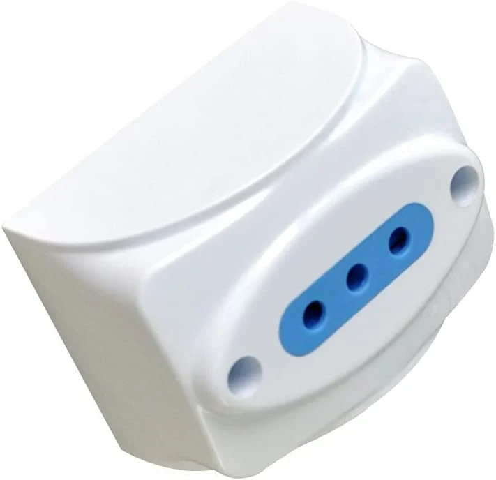 TECHLY 104707 Presa da Muro 2P+T 10A Bianco SALVASPAZIO
