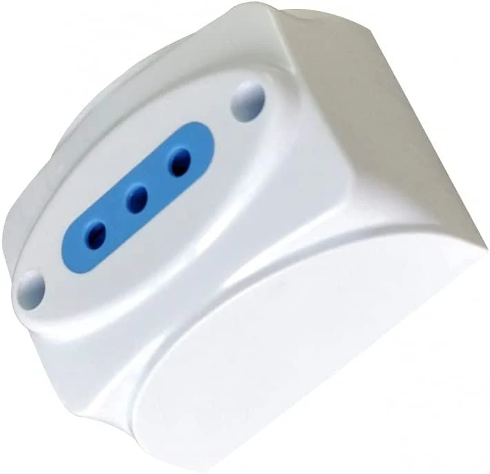 TECHLY 104707 Presa da Muro 2P+T 10A Bianco SALVASPAZIO