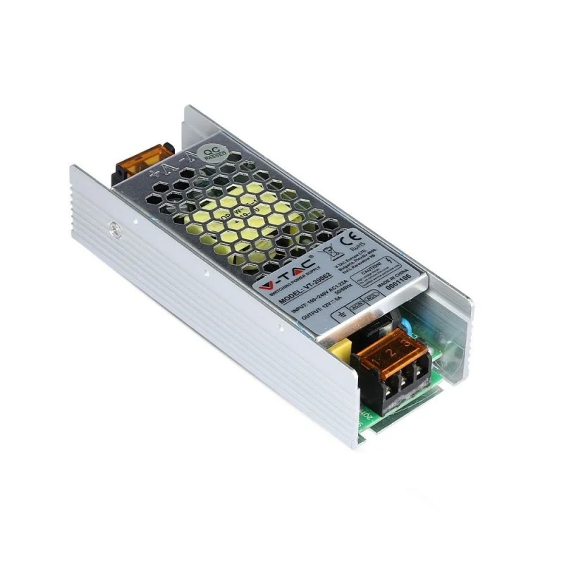 V-TAC VT-20062 Alimentatore in Metallo 60W 12V 5A IP20 - SKU-3246