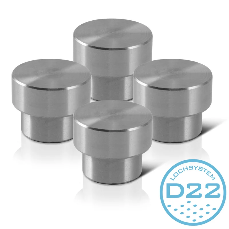 STAHLWERK Spannbolzen für Schweißtisch 22 mm 4er Set