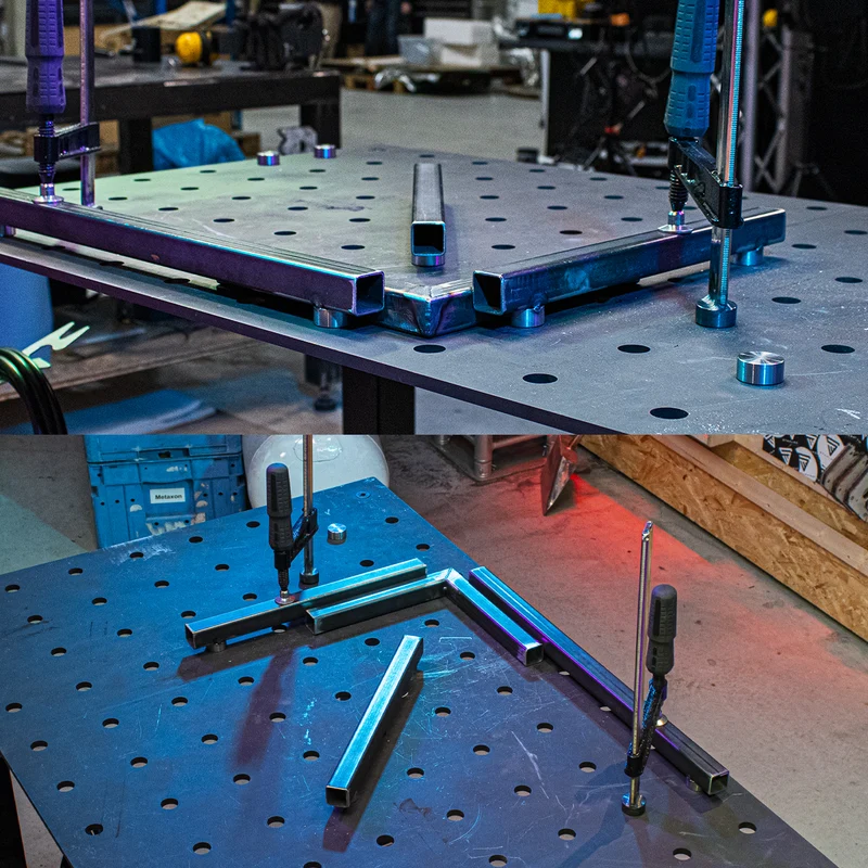 STAHLWERK Spannbolzen für Schweißtisch 22 mm 4er Set