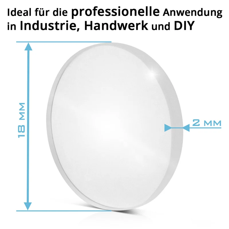 STAHLWERK Laser-Schutzlinsen 5er Set 18 x 2 mm Profi-Zubehör für Laser-Schweißbrenner | Laser-Schweißgeräte