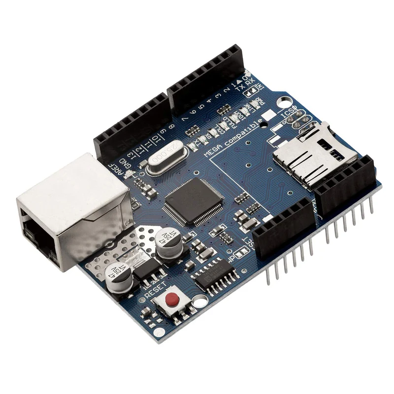 Ethernet Shield W5100 with microSD cards slot