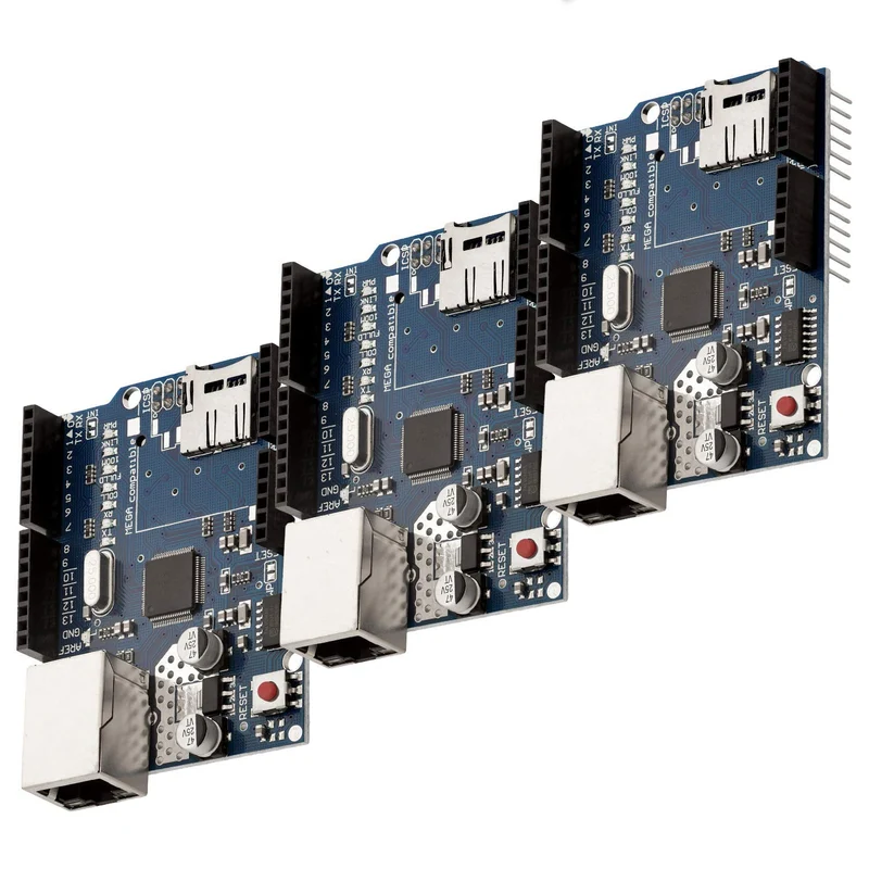 Ethernet Shield W5100 with microSD cards slot