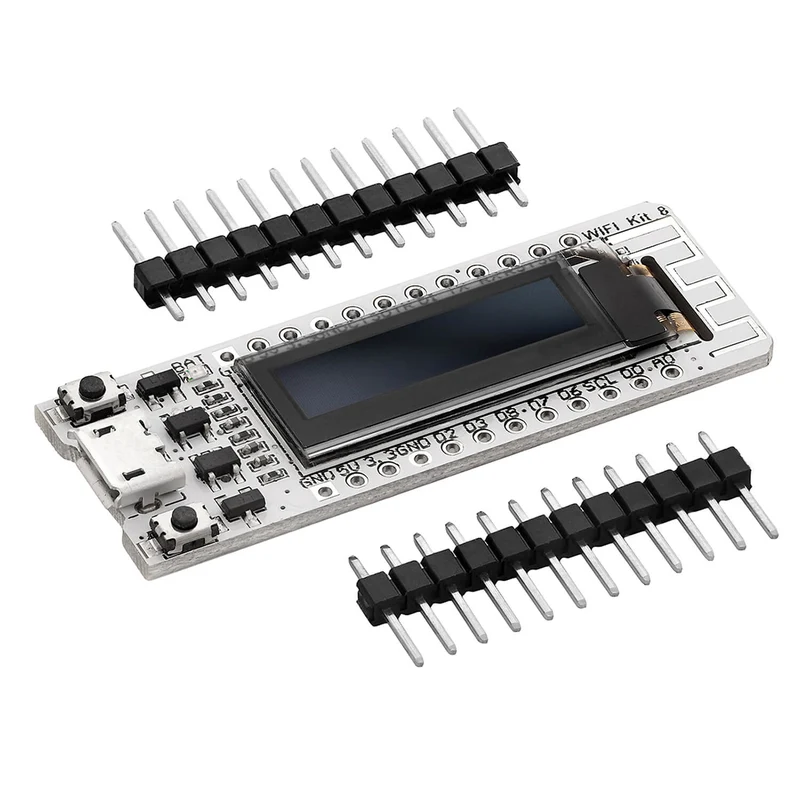 ESP8266 microcontroller with an integrated 0.91 "OLED display