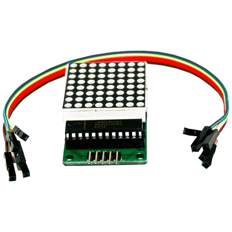 MAX7219 8x8 1 Dot Matrix MCU LED Display Module Compatible with Arduino and Raspberry Pi