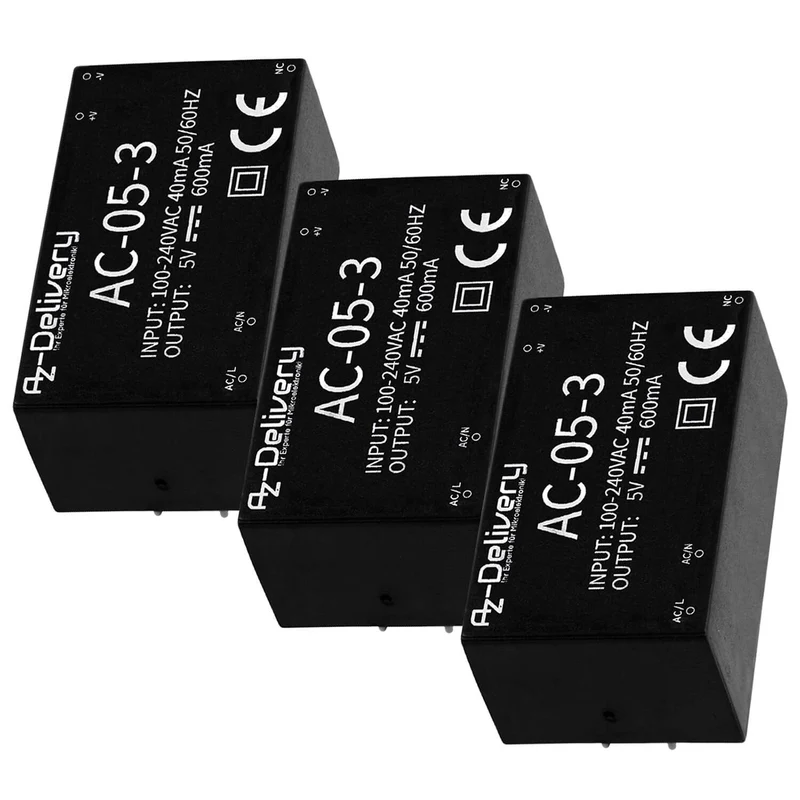220V to 5V mini power supply compatible with Arduino and Raspberry Pi