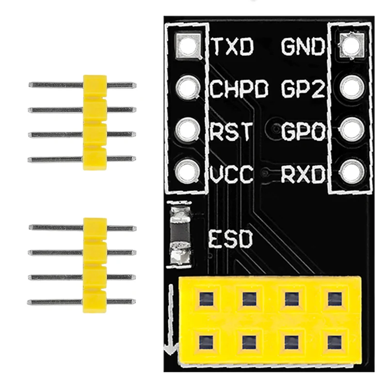Breadboard adapter for ESP-01S Breadboard-to-ESP8266 01S Serial Wireless Wifi Module