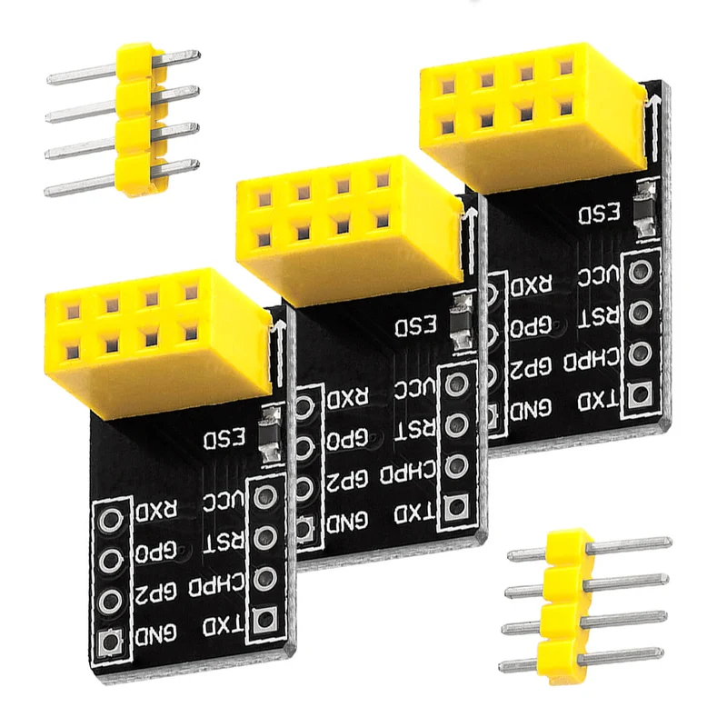 Breadboard adapter for ESP-01S Breadboard-to-ESP8266 01S Serial Wireless Wifi Module