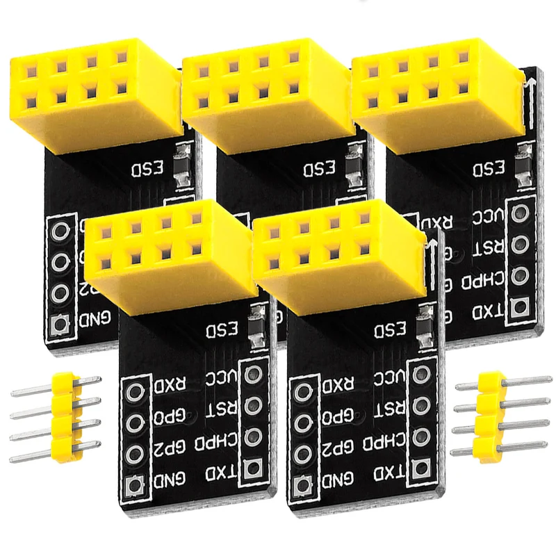Breadboard adapter for ESP-01S Breadboard-to-ESP8266 01S Serial Wireless Wifi Module