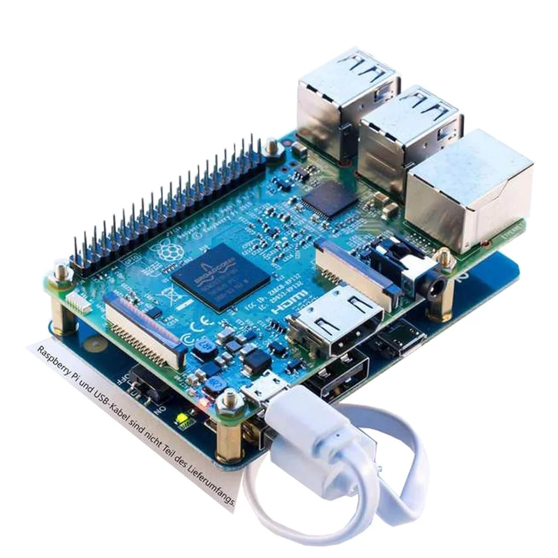 Portable battery power pack for Raspberry Pi