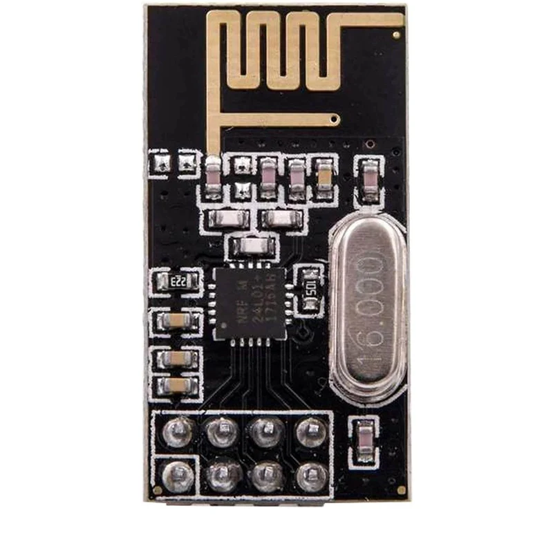 NRF24L01 with 2.4 GHz wireless module for ESP8266, Raspberry Pi and Arduino