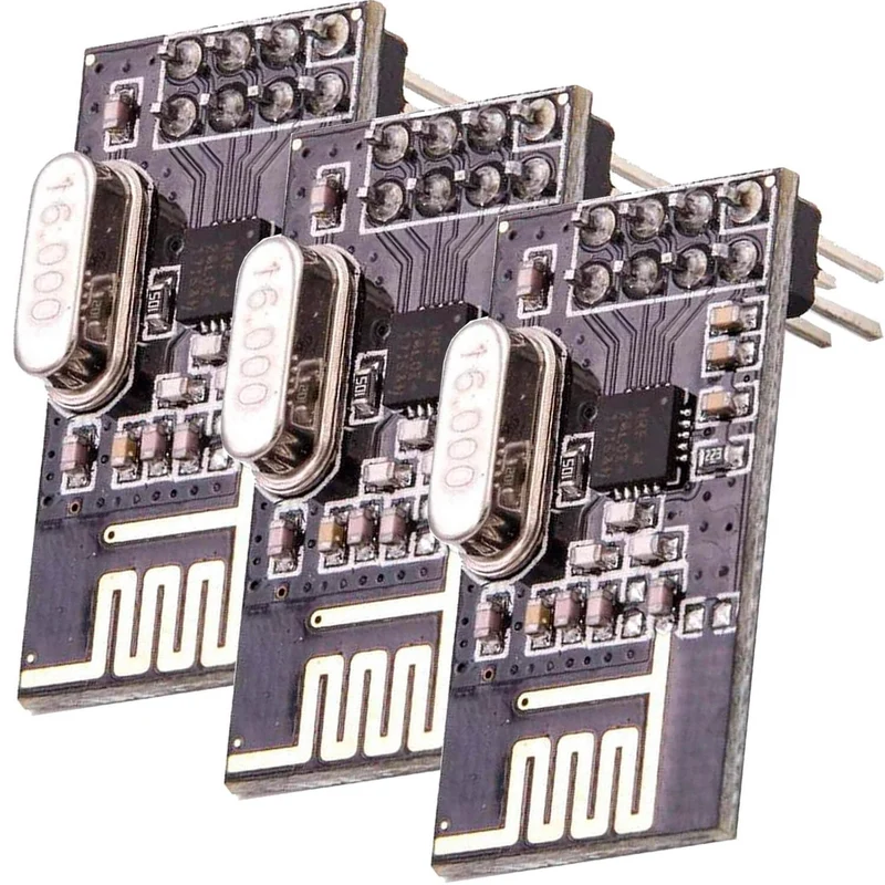 NRF24L01 with 2.4 GHz wireless module for ESP8266, Raspberry Pi and Arduino