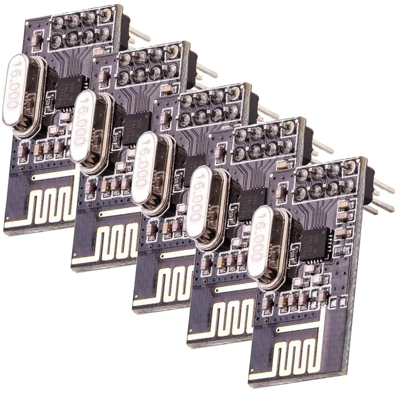 NRF24L01 with 2.4 GHz wireless module for ESP8266, Raspberry Pi and Arduino