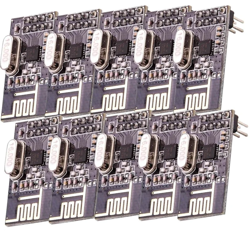 NRF24L01 with 2.4 GHz wireless module for ESP8266, Raspberry Pi and Arduino