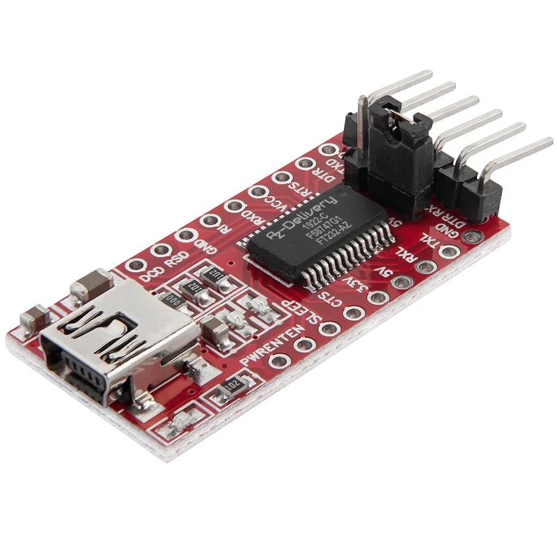 FT232-AZ USB to TTL serial adapter for 3.3V and 5V