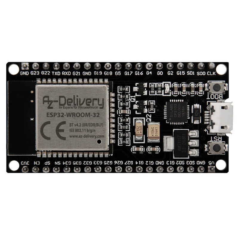 ESP32 NodeMCU Module WLAN WiFi Development Board | Dev Kit C V2 with CP2102 compatible with Arduino
