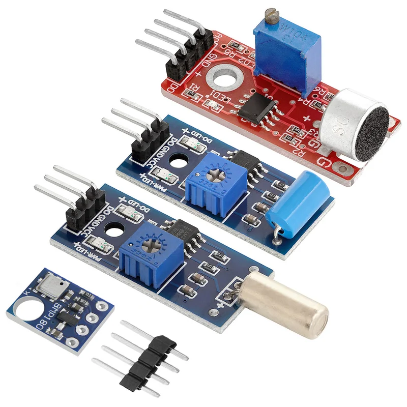 16 in 1 kit accessory set with sensors and modules compatible with Arduino and Raspberry Pi