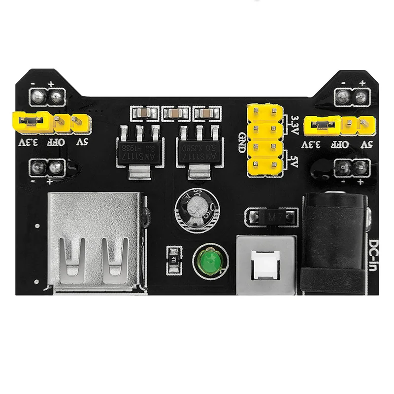 MB102 Breadboard Power Supply Adapter Power Supply Module 3.3V/5V