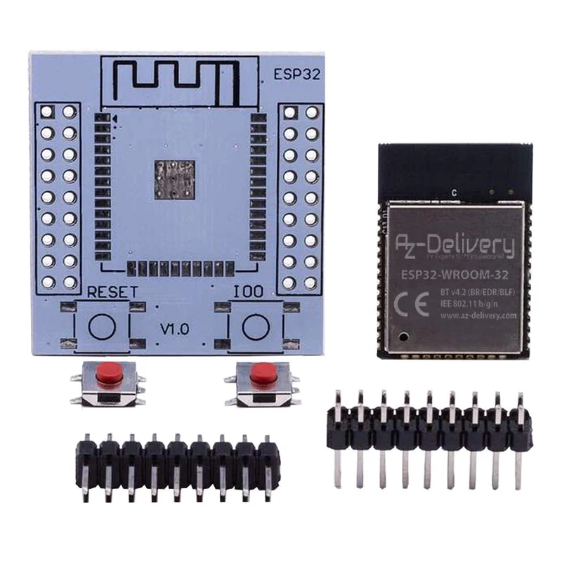 ESP32 WLAN WIFI module with free adapter plate for Raspberry Pi and microcontroller