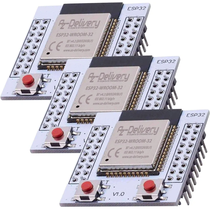 ESP32 WLAN WIFI module with free adapter plate for Raspberry Pi and microcontroller