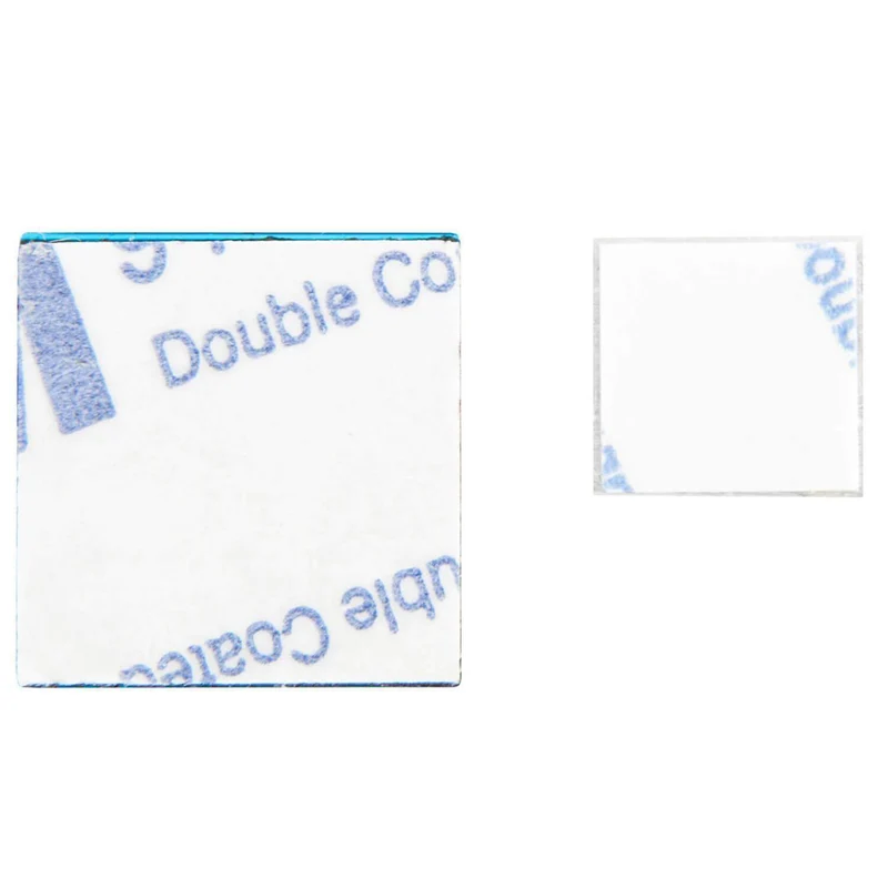 Set of 2 blue aluminum heat sinks passive for Raspberry Pi 3 with thermally conductive special adhesive film