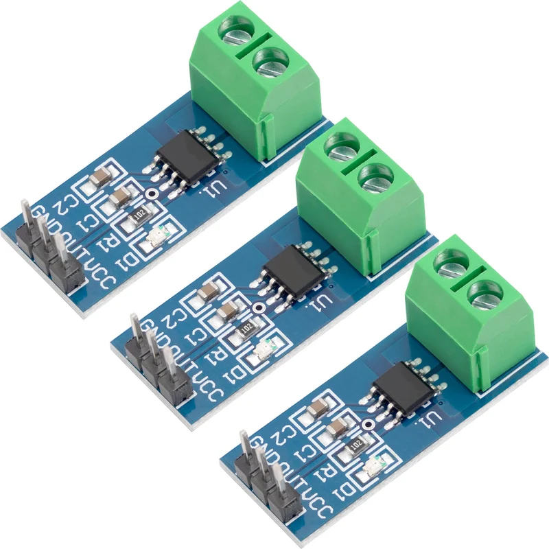 ACS712 20A Ampere Current Sensor Range Module Current Sensor compatible with Arduino
